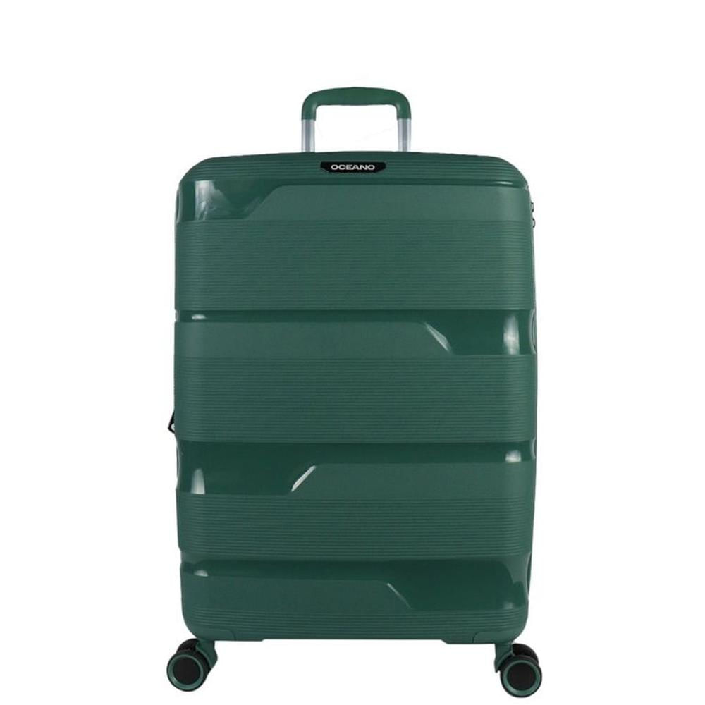 Maleta Oceano Boston Verde Mediana