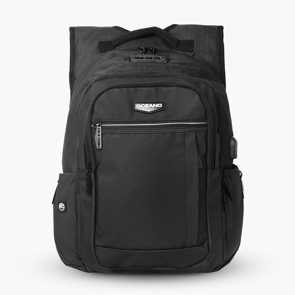 Mochila Oceano Streik Negro Jaspeado