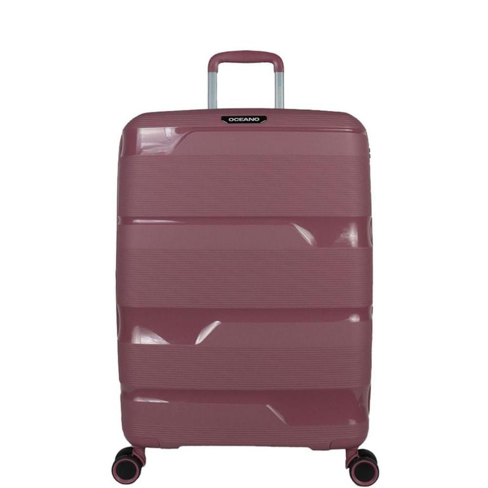 Maleta Oceano Boston Palo Rosa Mediana