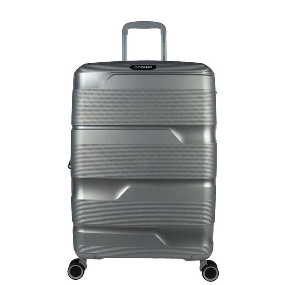 Maleta Oceano Boston Plata Mediana