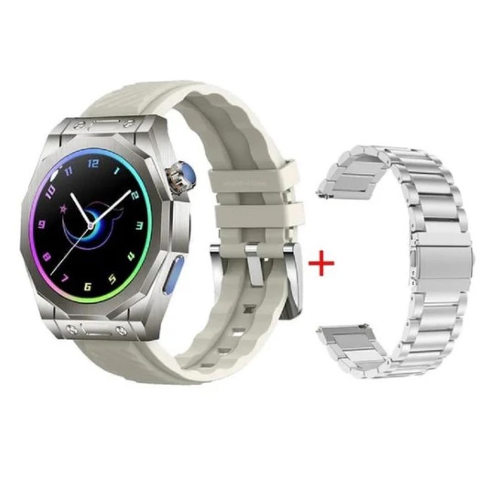 Smartwatch z83 max pantalla amoled plata