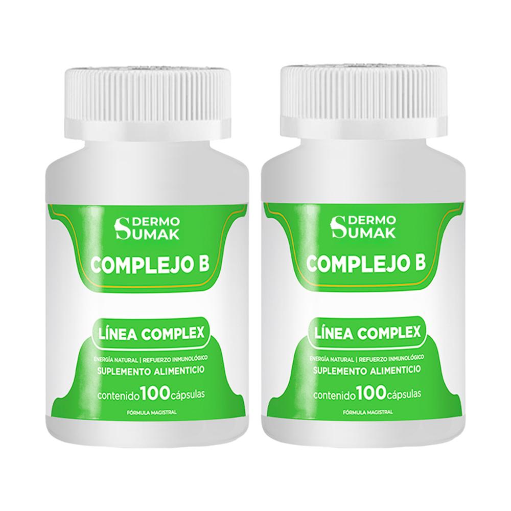 Complejo B Complex  300mg 100 Cap Dermo Sumak 2 und