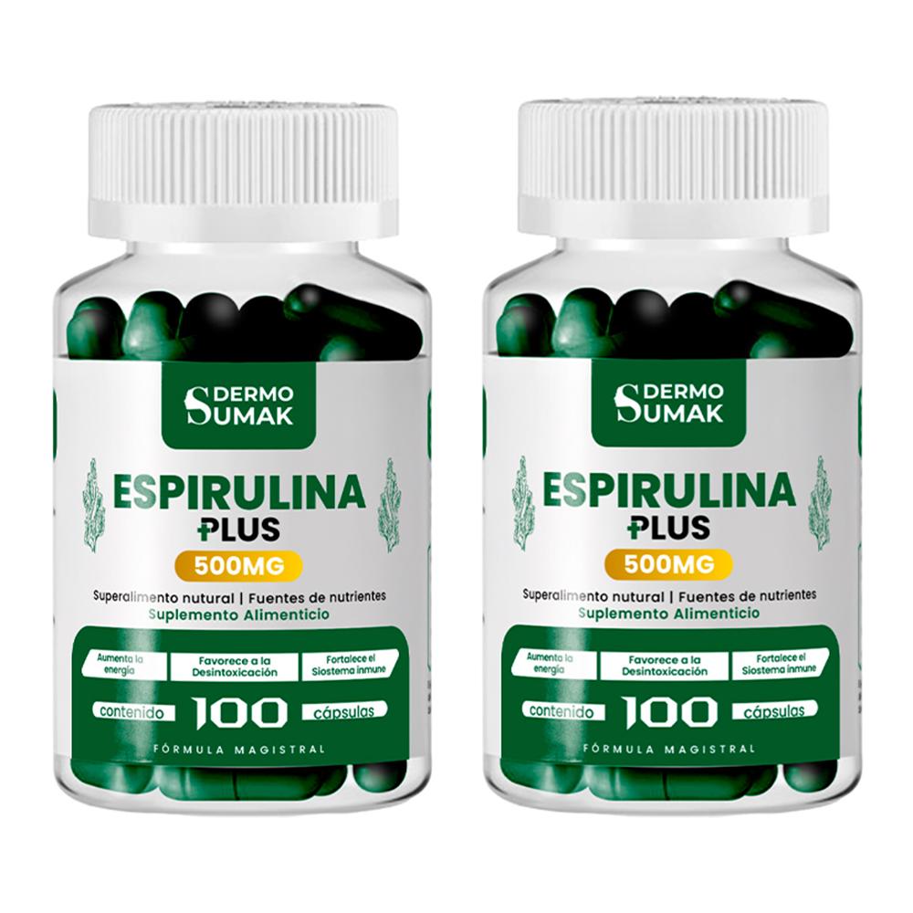 Espirulina Plus 500mg 100 Cap Dermo Sumak 2 und