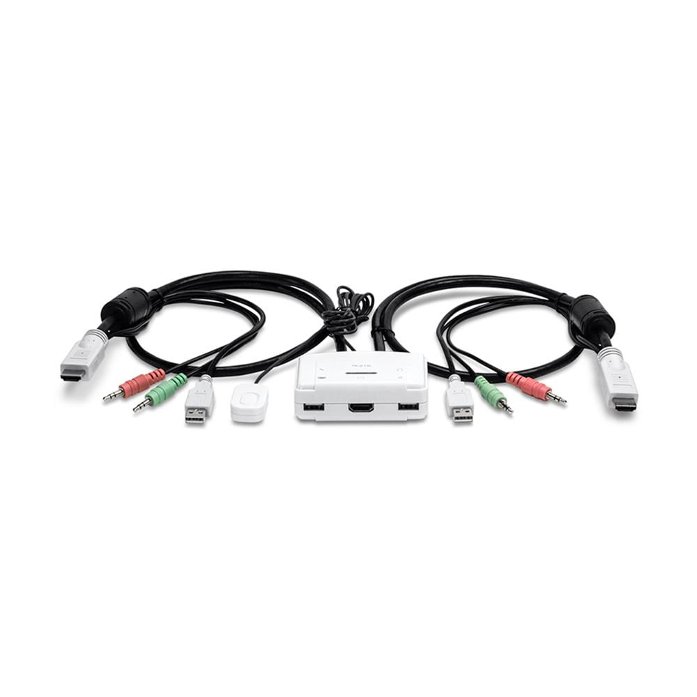SWITCH KVM TRENDNET DE ESCRITORIO 2 PUERTOS HDMI/USB/AUDIO P/N: TK-215I