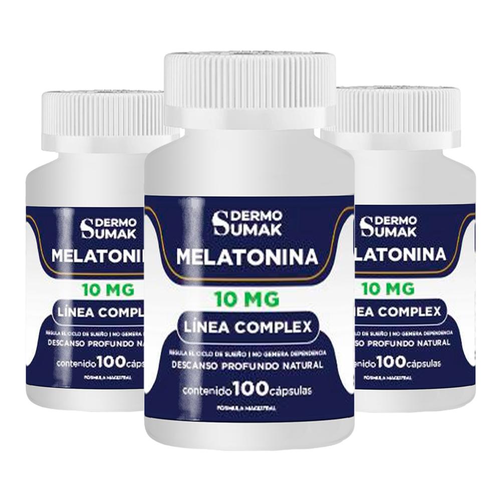 Melatonina Complex 10mg 100 Cap Dermo Sumak 3 und