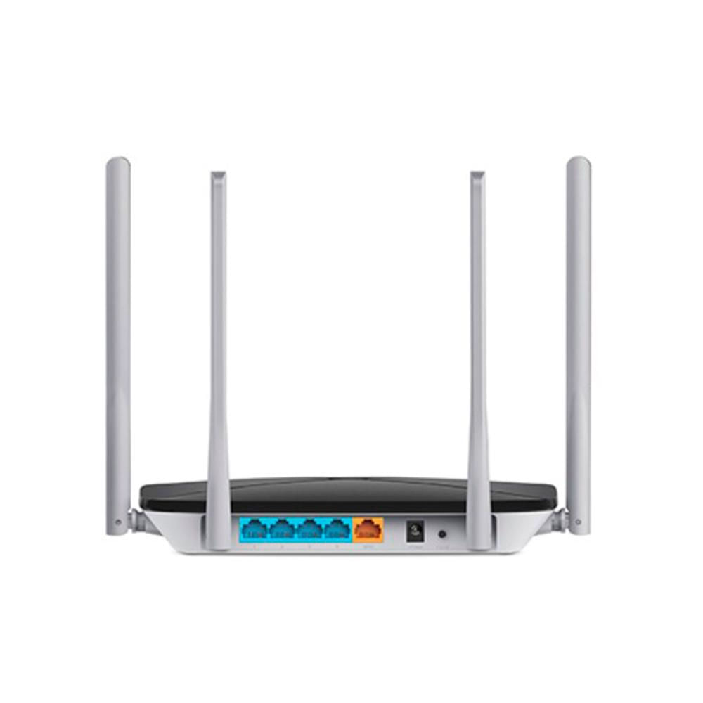 ROUTER MERCUSYS AC12, INALÁMBRICO, 1167MBIT/S, 4X RJ-45, 2.4GHZ/5GHZ, 4 ANTENAS EXTERNAS P/N: AC12