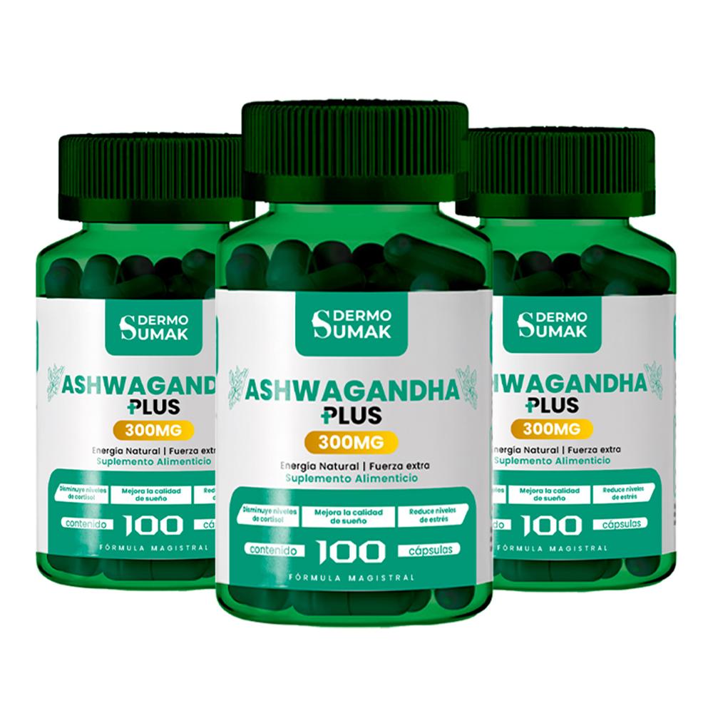 Ashwagandha Plus 100mg 100 Cap Dermo Sumak 3 und