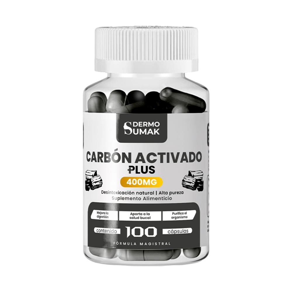 Carbon Activado Plus 400mg 100 Cap Dermo Sumak