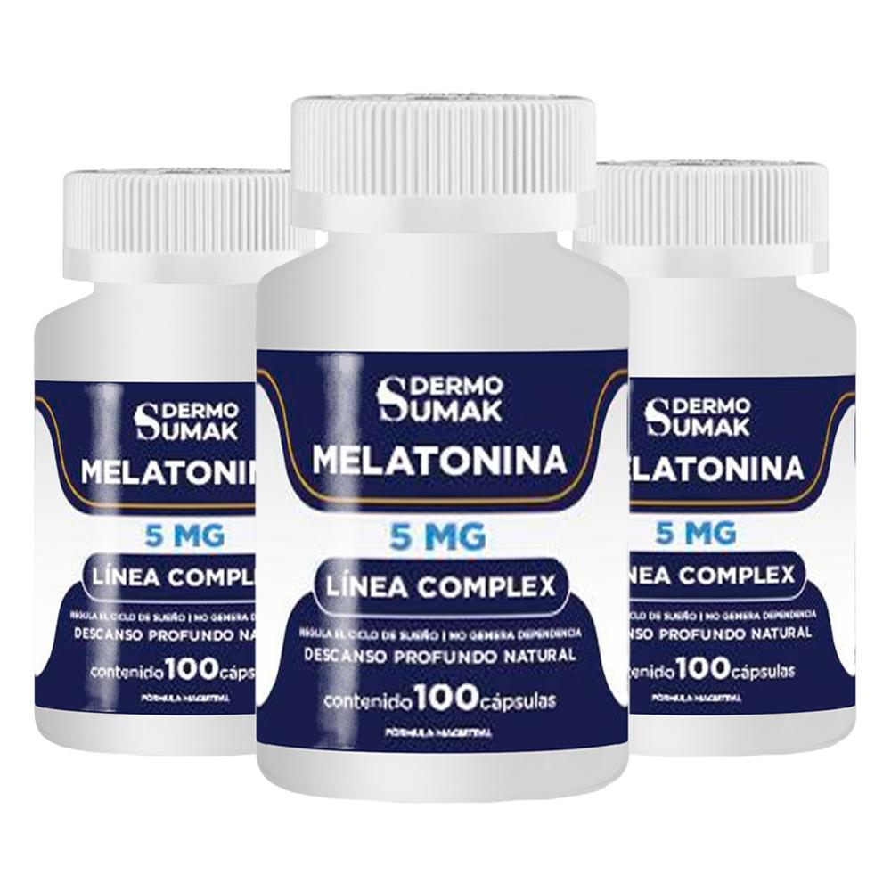 Melatonina Complex 5mg 100 Cap Dermo Sumak 3 und