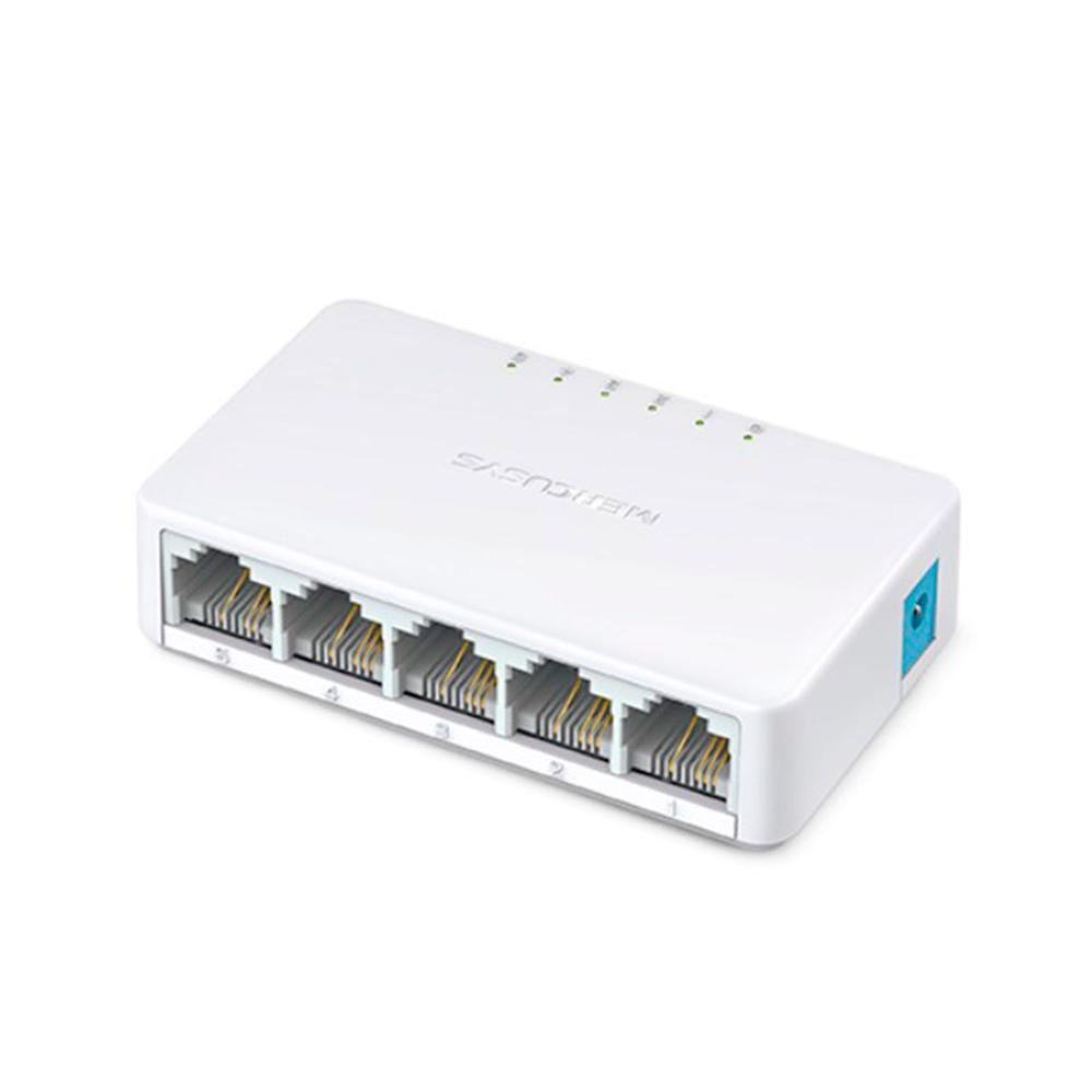 SWITCH MERCUSYS MS105 V2.2 5 PUERTOS 10/100 MBP COLOR BLANCO P/N: MS105