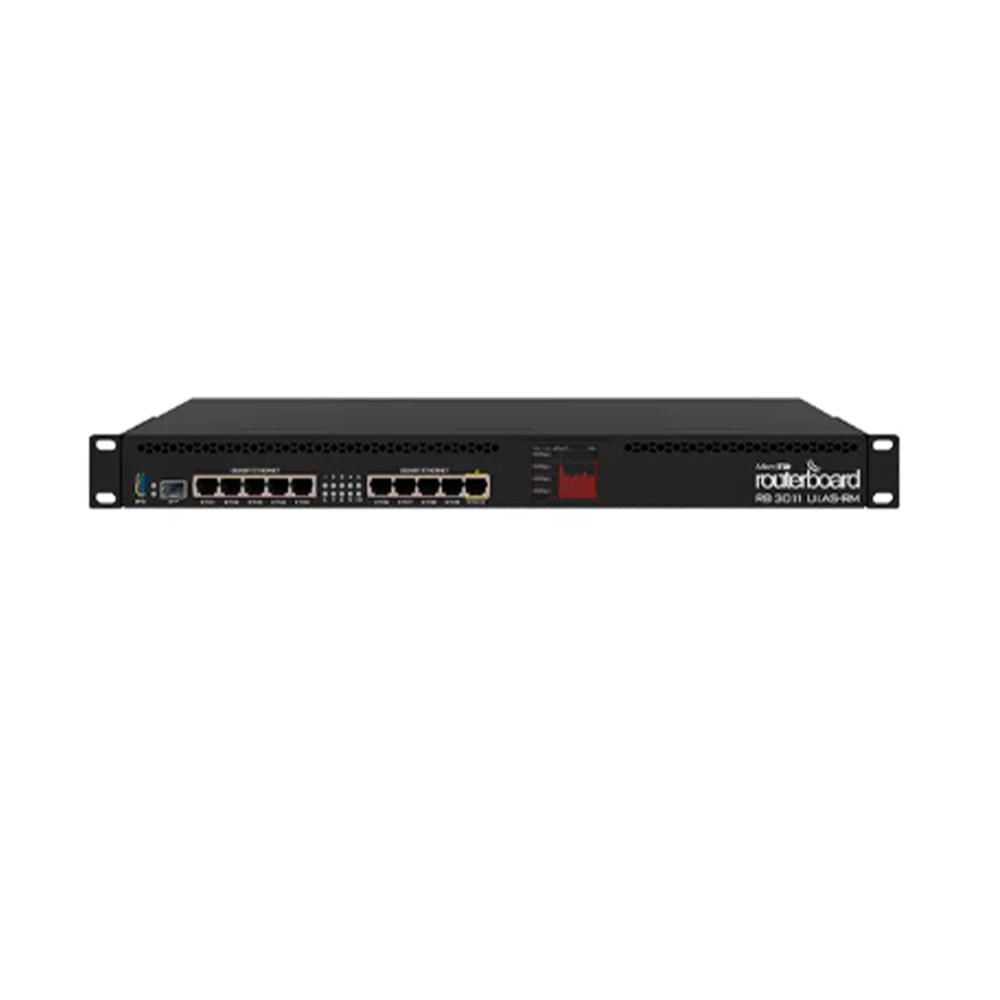 MIKROTIK RB3011UIAS-RM ROUTERBOARD DUAL CORE 1.4GHZ 10XGBIT LAN, 1XSFP PORT L5 PN: RB3011UIAS-RM