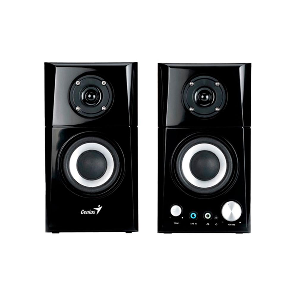 PARLANTE GENIUS SP-HF500A II, WOOD SPEAKERS, 110V-240V, 16W, LINE-IN, 3.5MM - P/N: 31730032400