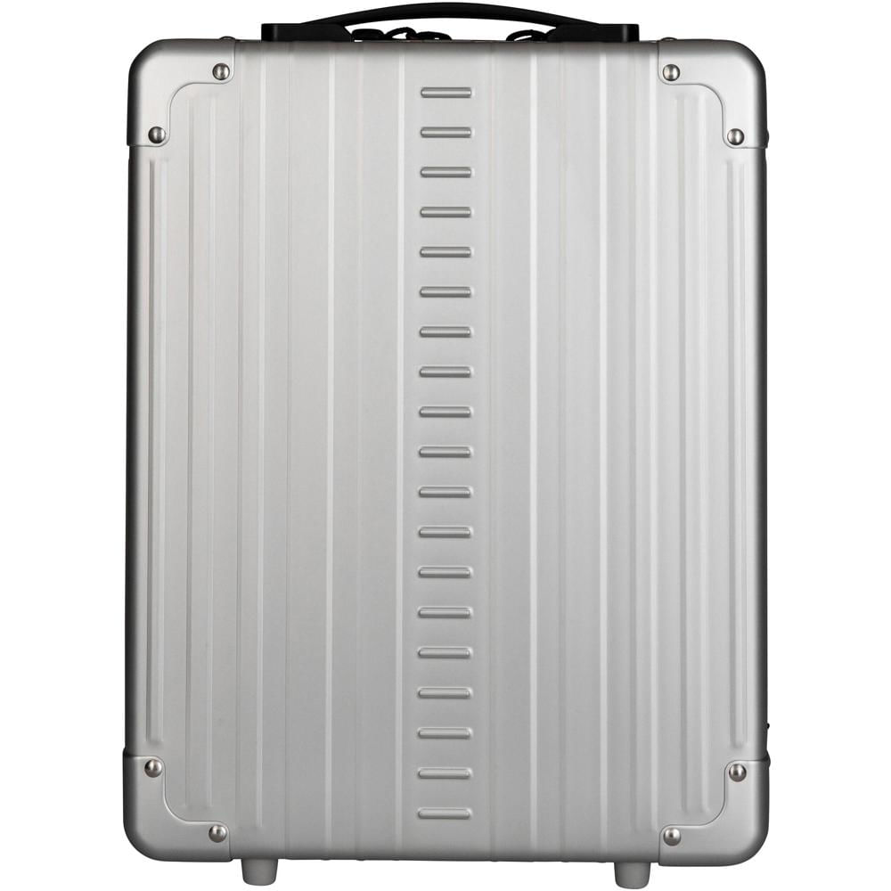 Mochila de Aluminio Duro Aleon (16"", Platino) con Bolsillos Interiores, Funda para Laptop Removible