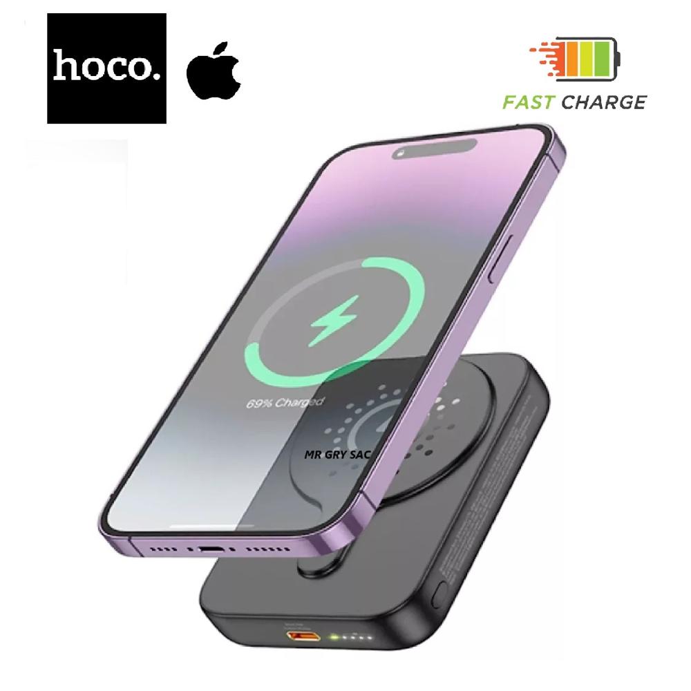 Cargador Inalámbrico Hoco 20W Carga Rápida 5000mAh J117