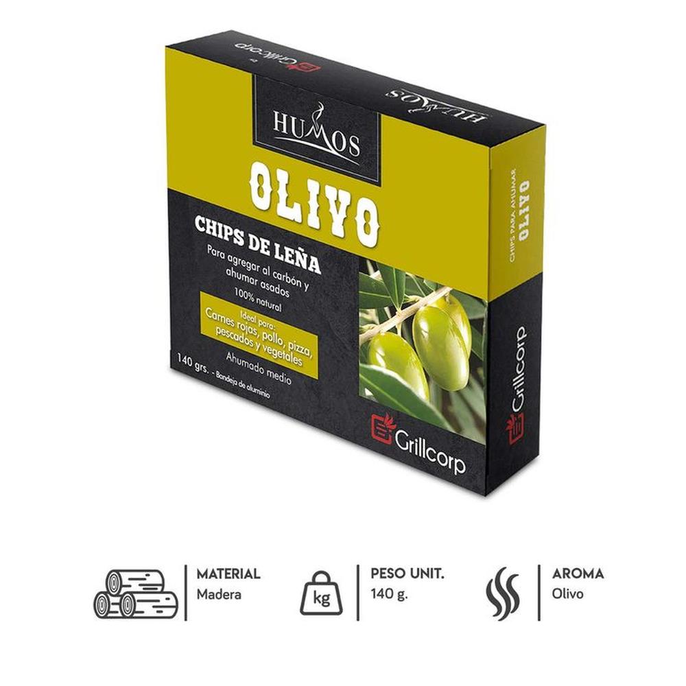 Astillas de Leña Olivo 140gr