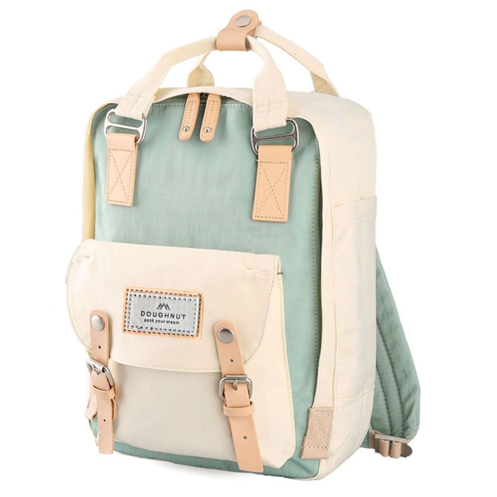 Mochila Doughnut Crema Verde