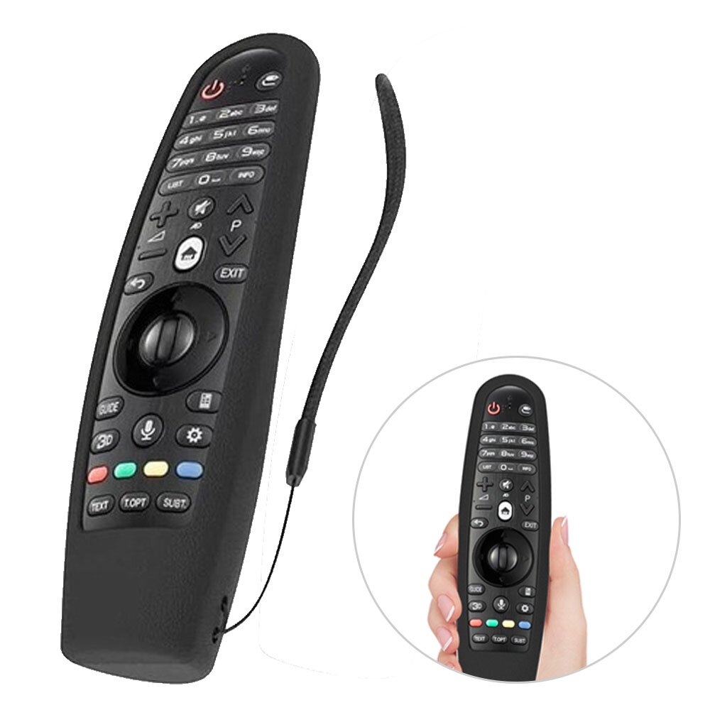 Funda de Silicona Para Control Magic LG - Negro