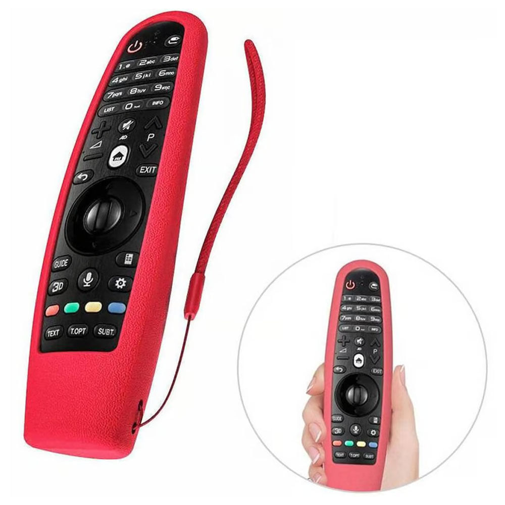Funda de Silicona Para Control Magic LG - Rojo