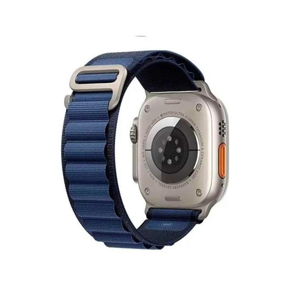 Correa watch 42-44-45-49mm alpine loop nylon hebilla azul marino