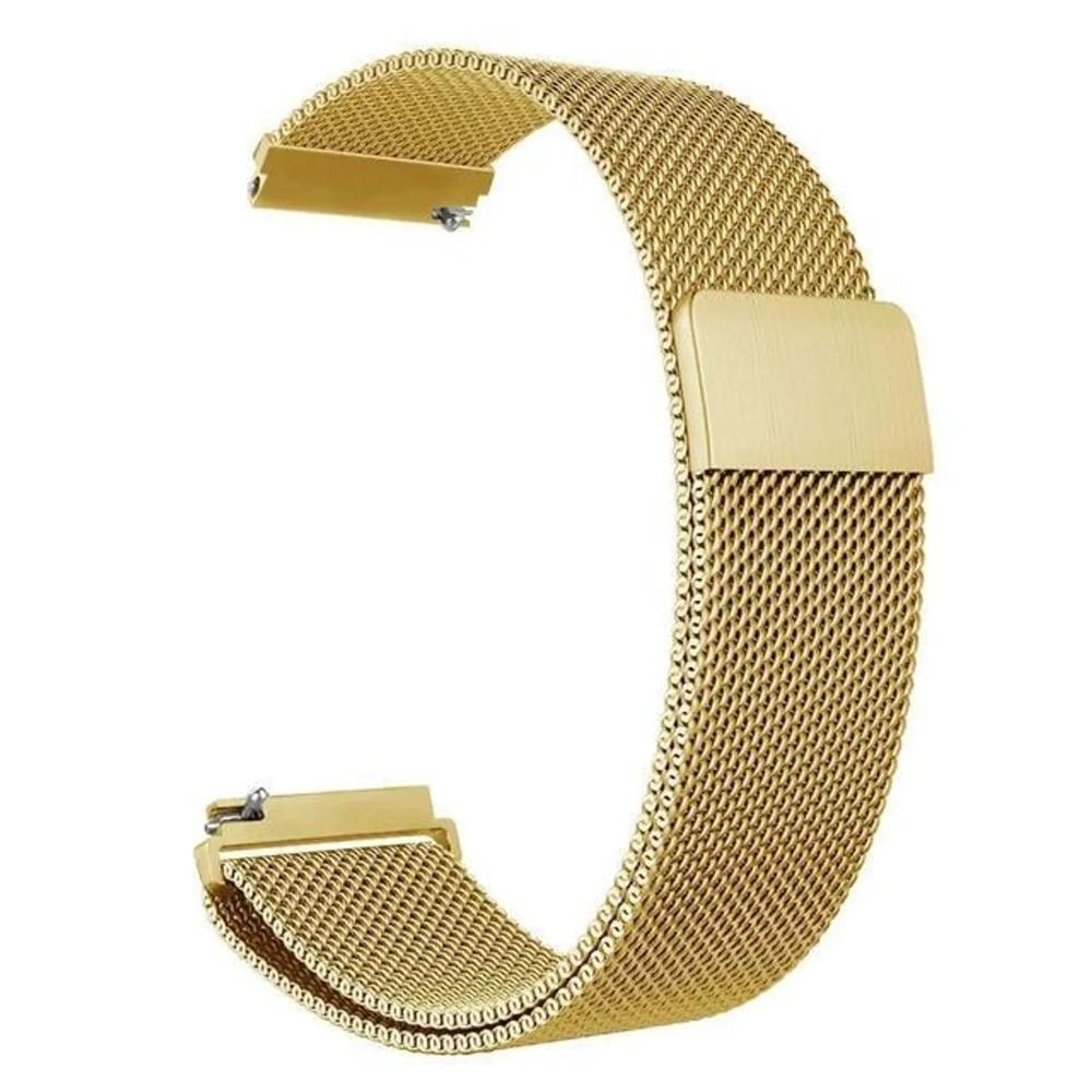 Correa milanese imantada para smartwatch 22mm dorado