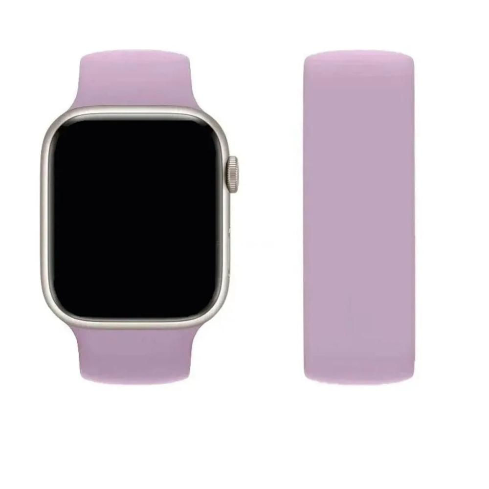 Correa de silicona para apple watch 42-44-45-49 mm lila