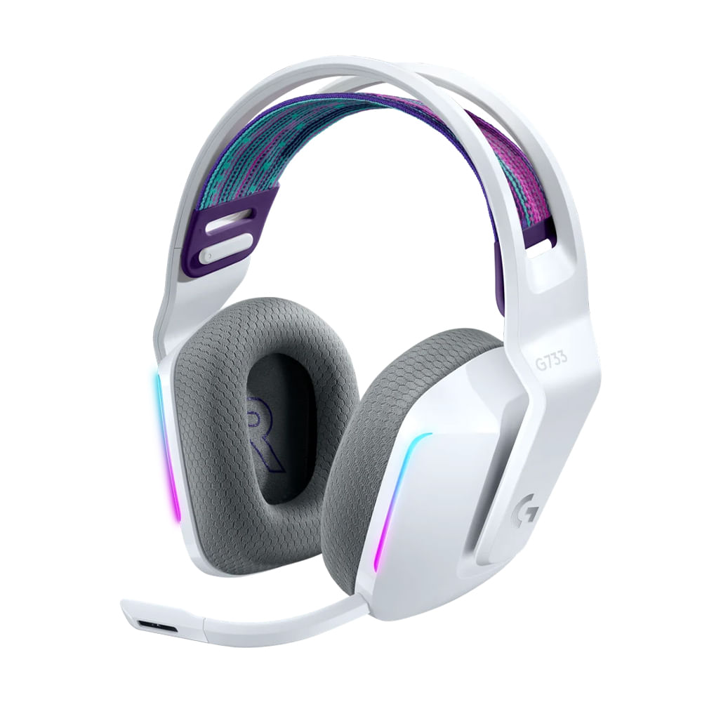 Audífono Inalámbrico Gamer Logitech G733 Lightspeed Blanco