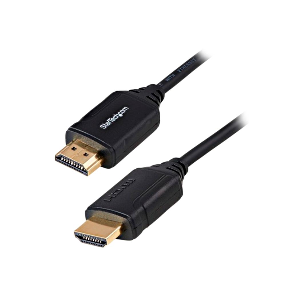 CABLE HDMI STARTECH PREMIUM HDMI 4K 60HZ 0.5 METROS MACHO A HDMI MACHO, COLOR NEGRO P/N: HDMM50CMP