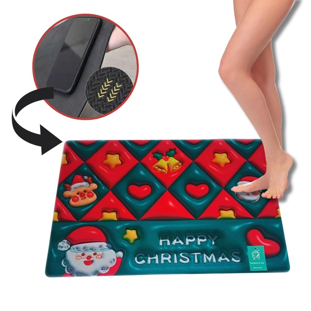 Alfombra Absorbente 3D Navidad Happy Christmas 538HC03