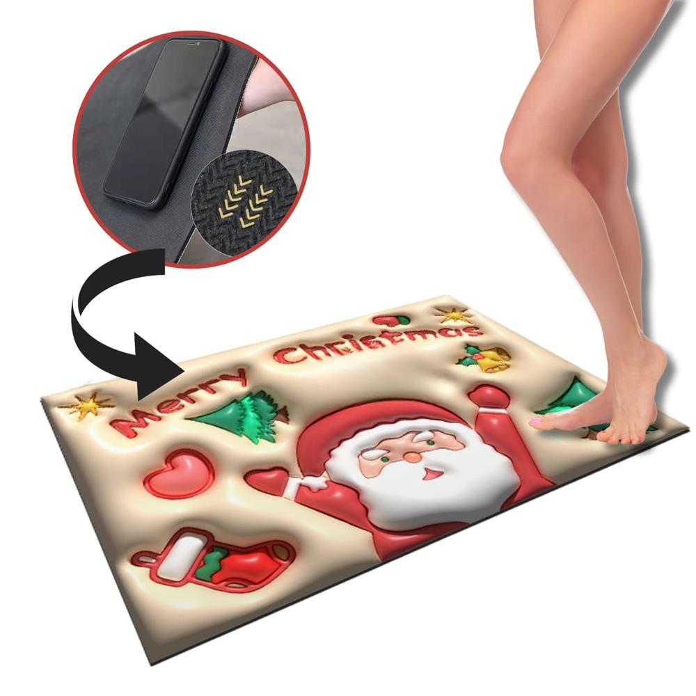 Alfombra Absorbente 3D Navidad Papa Noel 536PN03