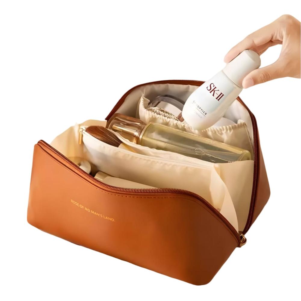 Bolso Organizador Para Maquillaje y Accesorios De Belleza Marrón 521MRR02