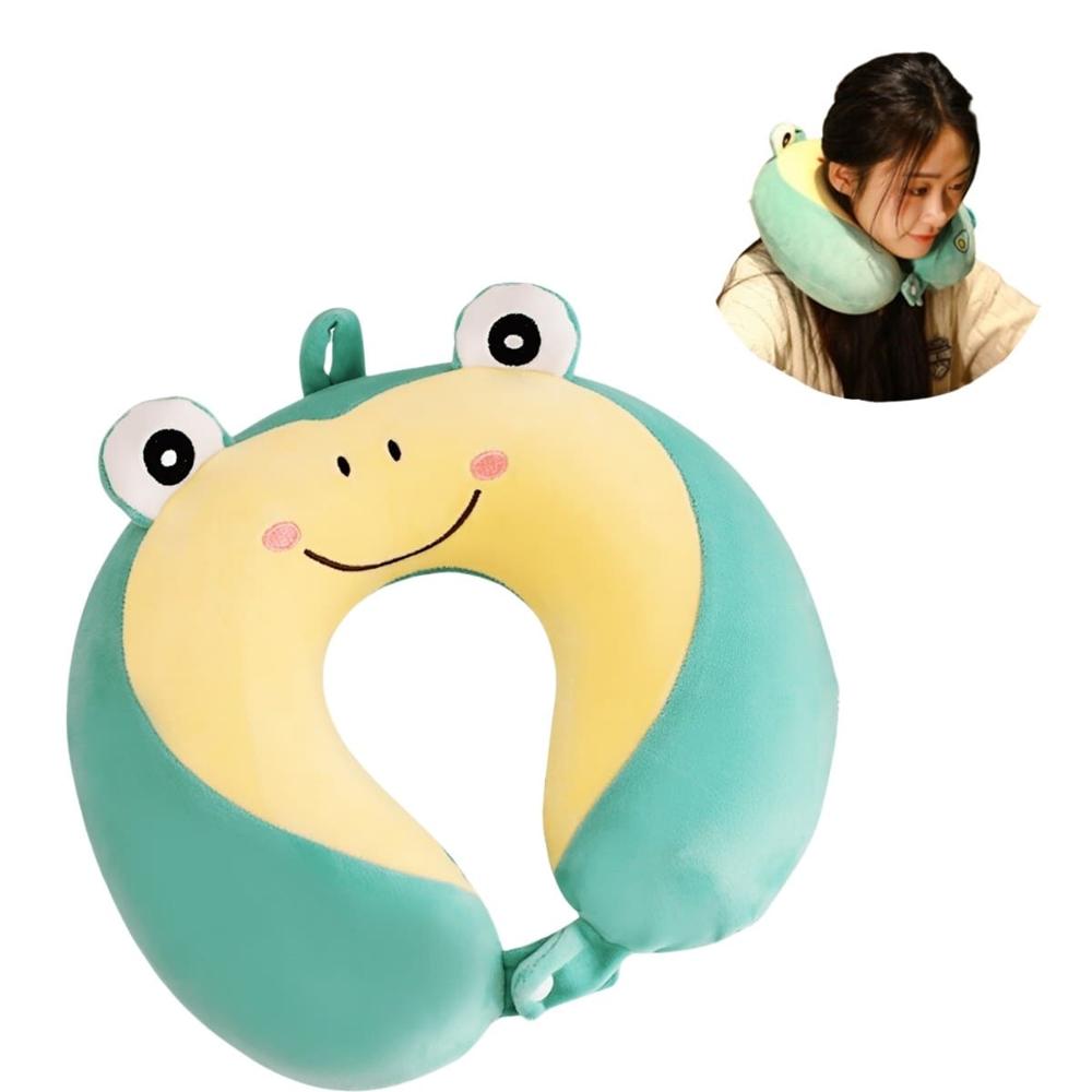 Cojín Cervical para Viaje Modelo Kawaii Verde  662VR02