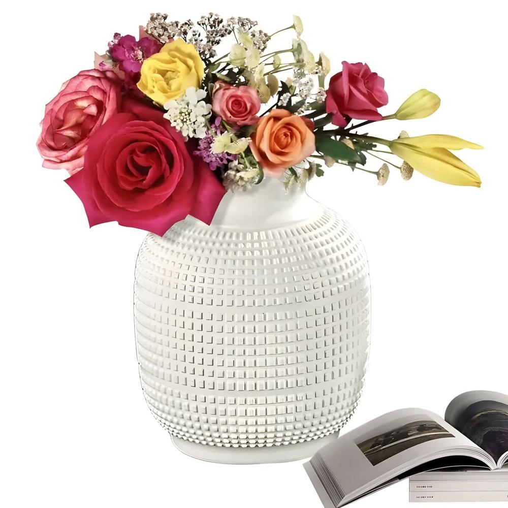 Florero Decorativo Modelo Safari Blanco 298SB11