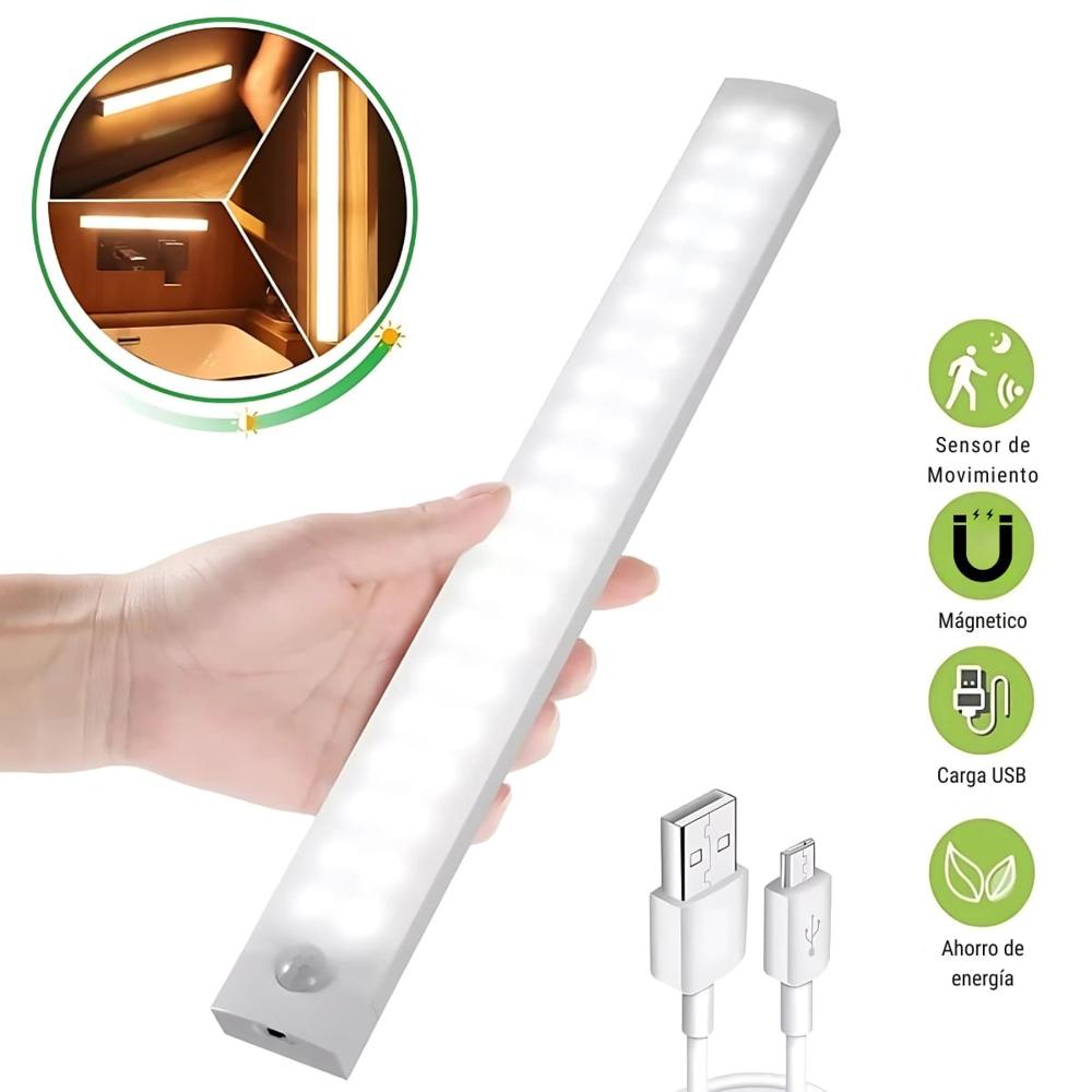 Lámpara Led Magnética Con Sensor De Movimiento 220009