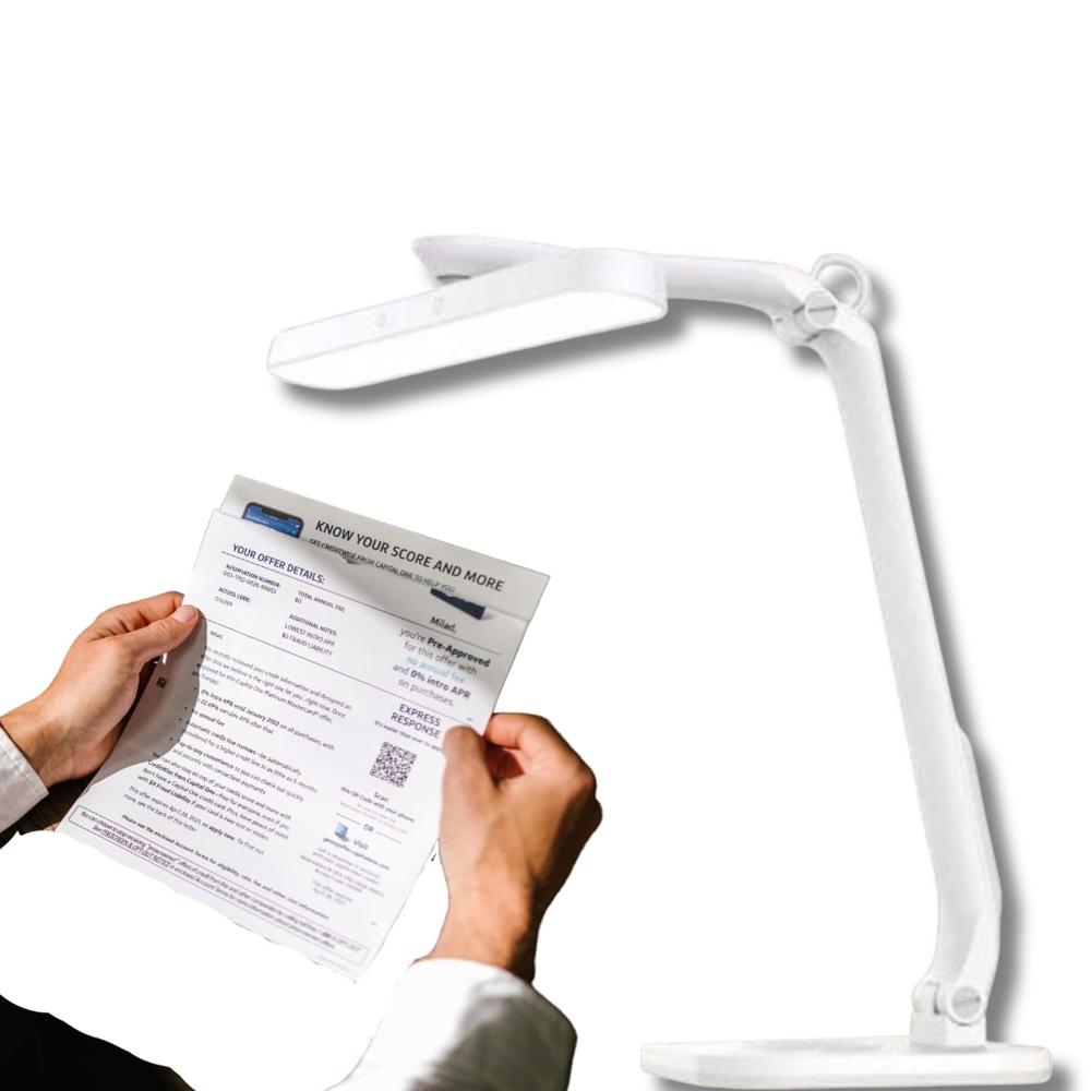 Lámpara Led Recargable Giratoria 360 Con Control  8810005