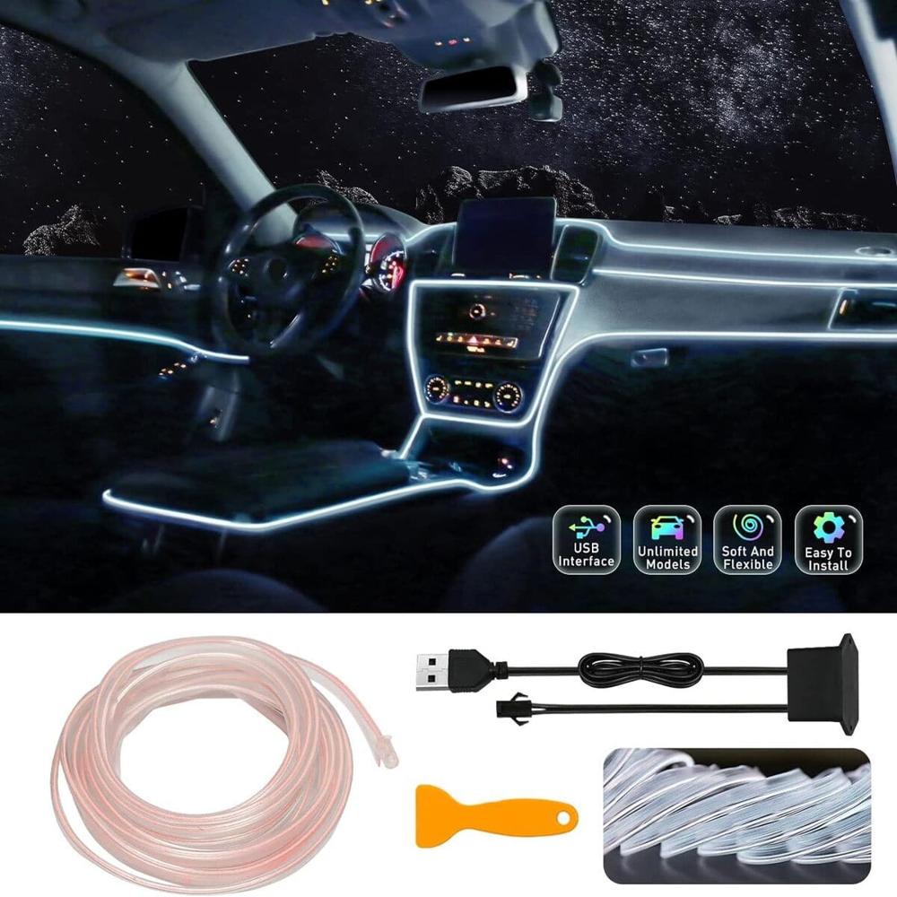 Luz Led Para El Interior Del Auto Blanco 620BL06