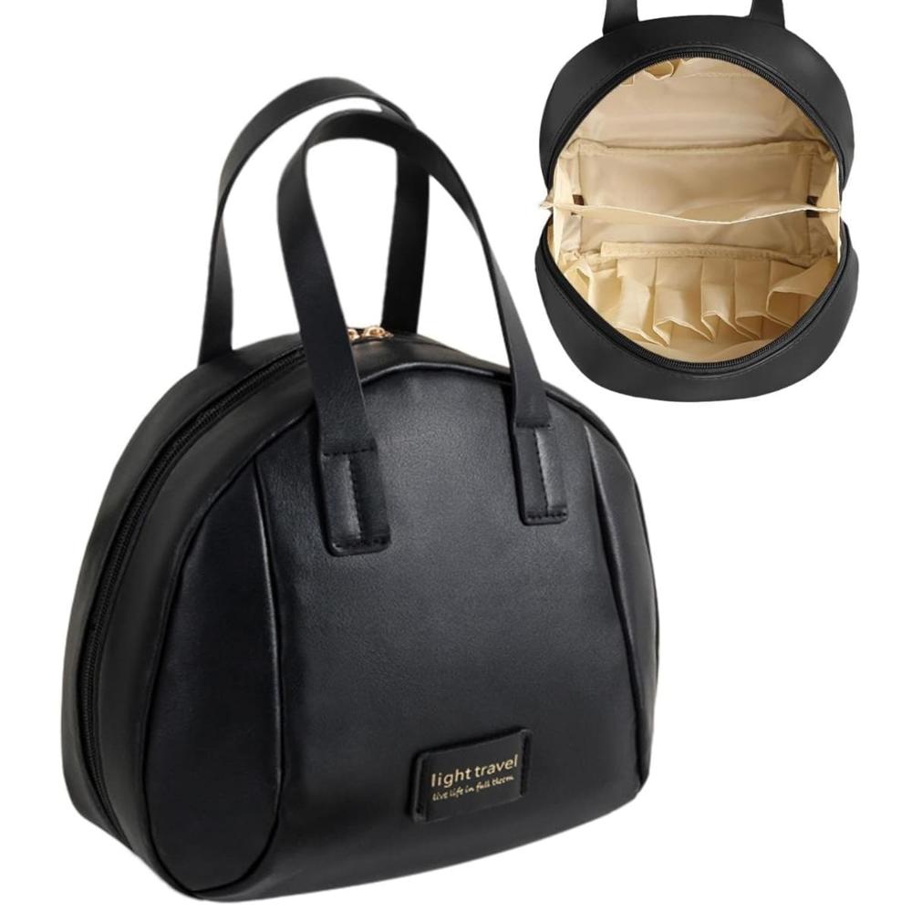 Neceser Organizador para Cosméticos y Maquillaje Negro 706NE02