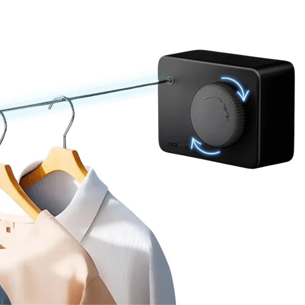 Tendedero de Ropa Retráctil Ajustable Smart Negro 451NR04