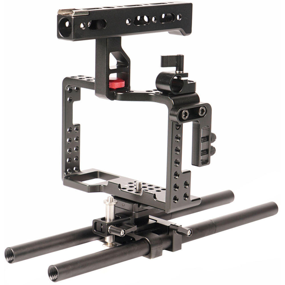 CAGE CAME-TV para Cámara con Mango Superior y Barras de 15mm para Sony a7R II/a7S II