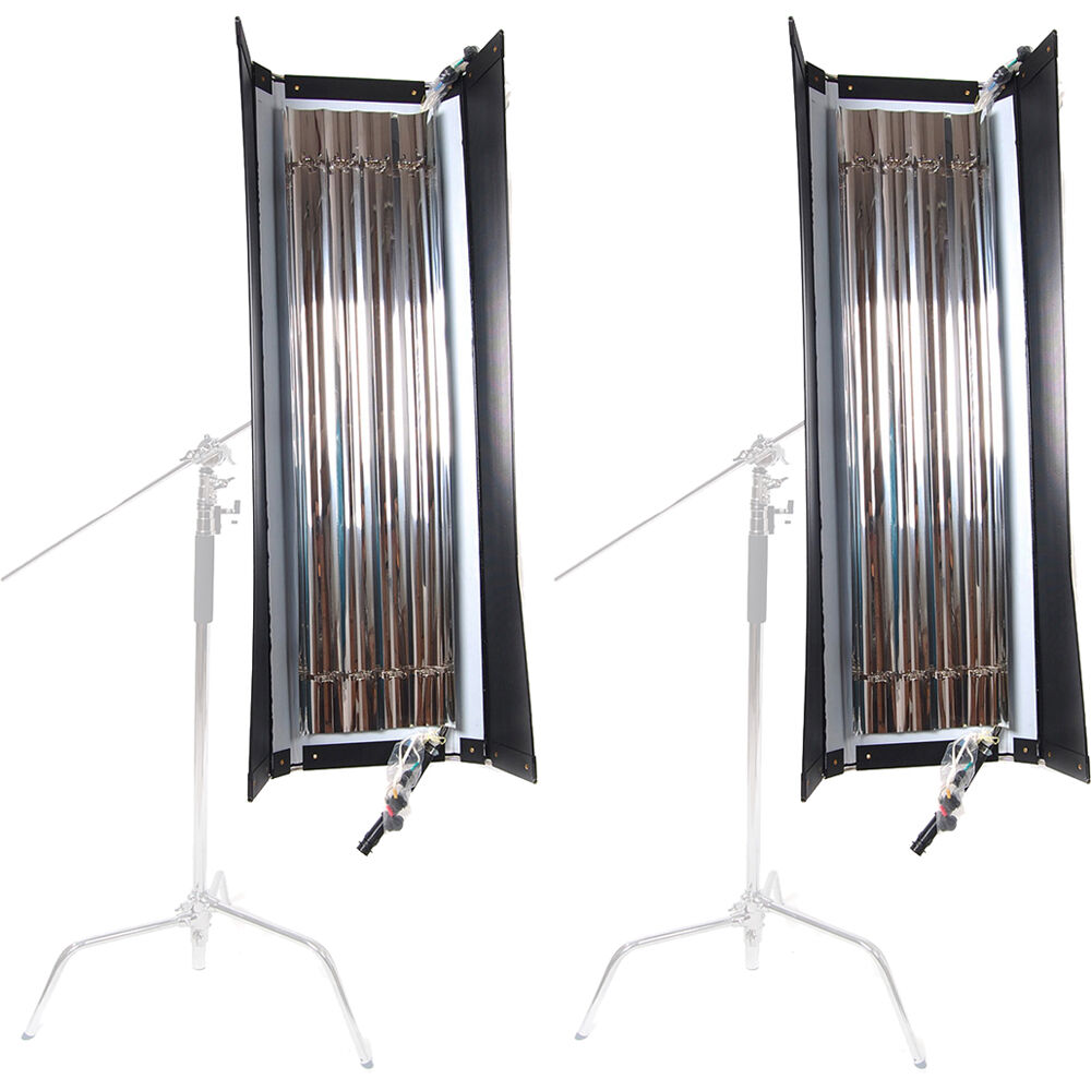 CAME-TV Kit de Fijación de Luz Fluorescente SELECT de 4' 4-Bancos 300W