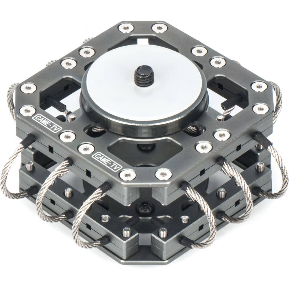 CAME-TV Isolator Cradle Head (Capacidad de Carga de 17.6 lb) - Estabiliza Cámara/Gimbal, 8 Cables d