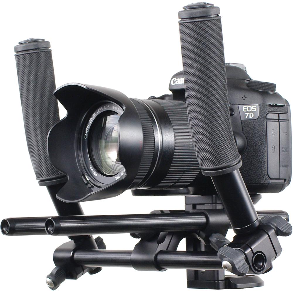Cambo CS-CILIX 2-Grip: Soporte Estable para Cámaras HDSLR con Montaje Compacto y Varillas Iris