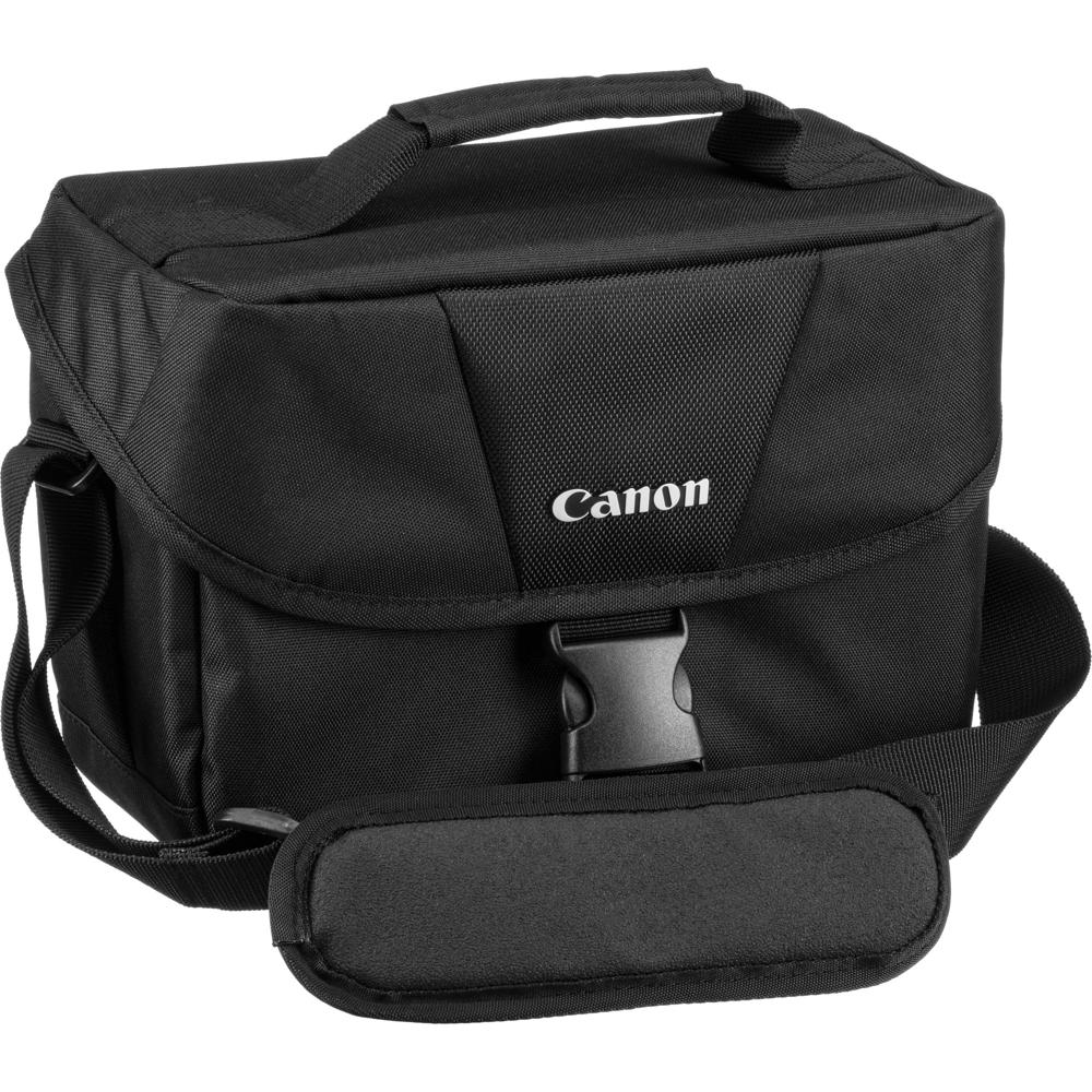 Bolsa para Cámara Canon EOS 200ES (Negra) - Capacidad para DSLR, 1-2 Lentes y Accesorios, Divisor I