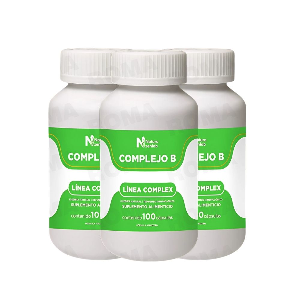 PACK 3 COMPLEJO B COMPLEX 900MG ZENLAB