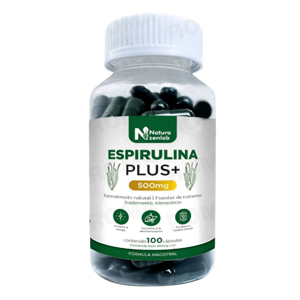 ESPIRULINA PLUS+ 500MG ZENLAB