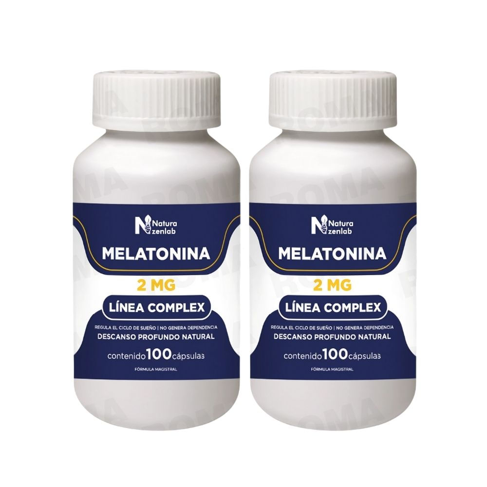 PACK 2 MELATONINA COMPLEX 2MG ZENLAB
