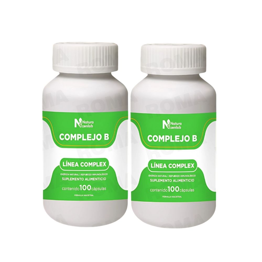 PACK 2 COMPLEJO B COMPLEX 600MG ZENLAB