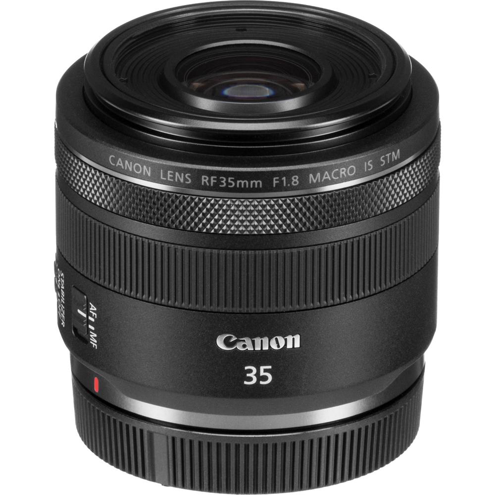 Lente Canon RF 35mm f/1.8 Macro IS STM - Montura RF, Formato Full-Frame, Estabilizador de Imagen, M