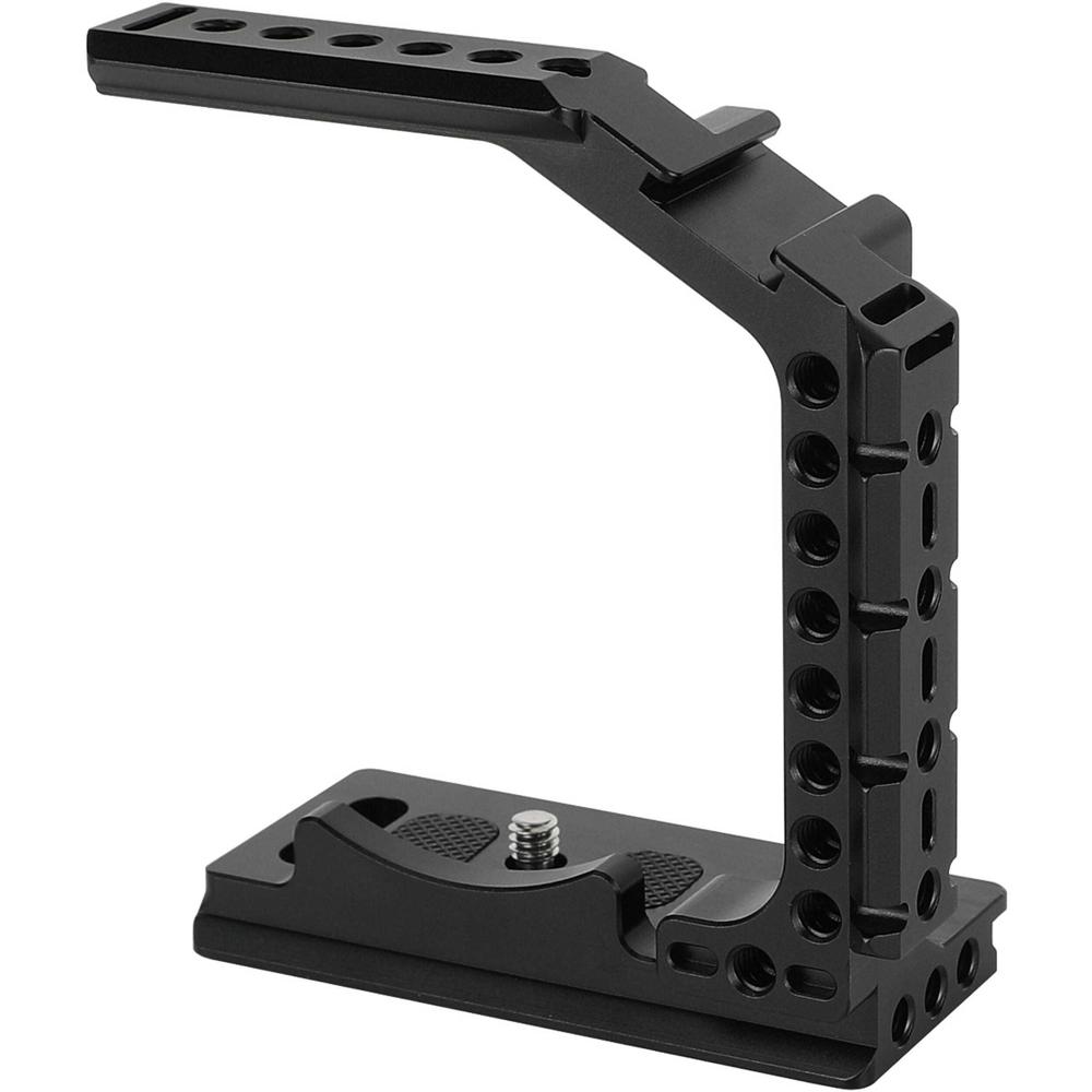 CAMVATE Half Cage Ajustado para Cámara Sony a7 IV - Estructura de Aluminio Duradera, Múltiples Rosc