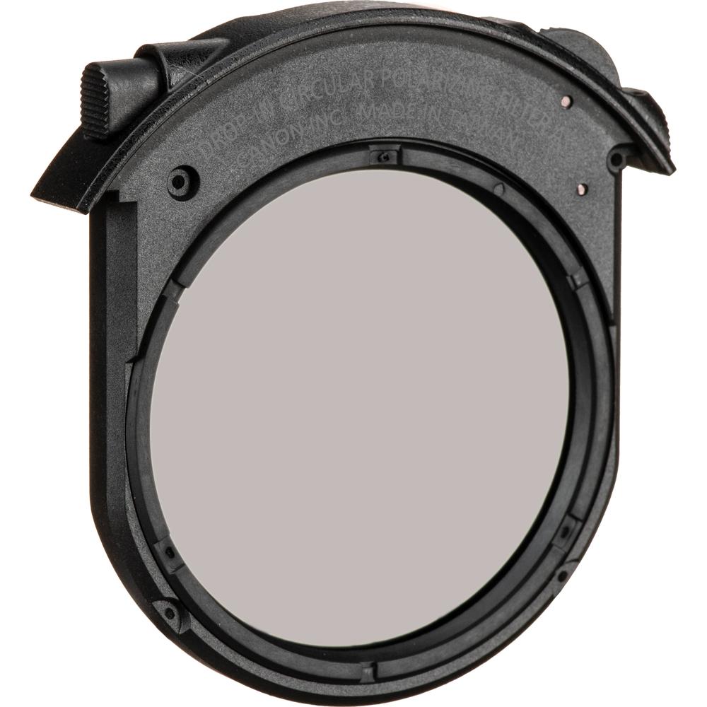 Filtro Polarizador Circular Drop-In Canon A. Mejora de Color y Reducción de Reflejos para Adaptador