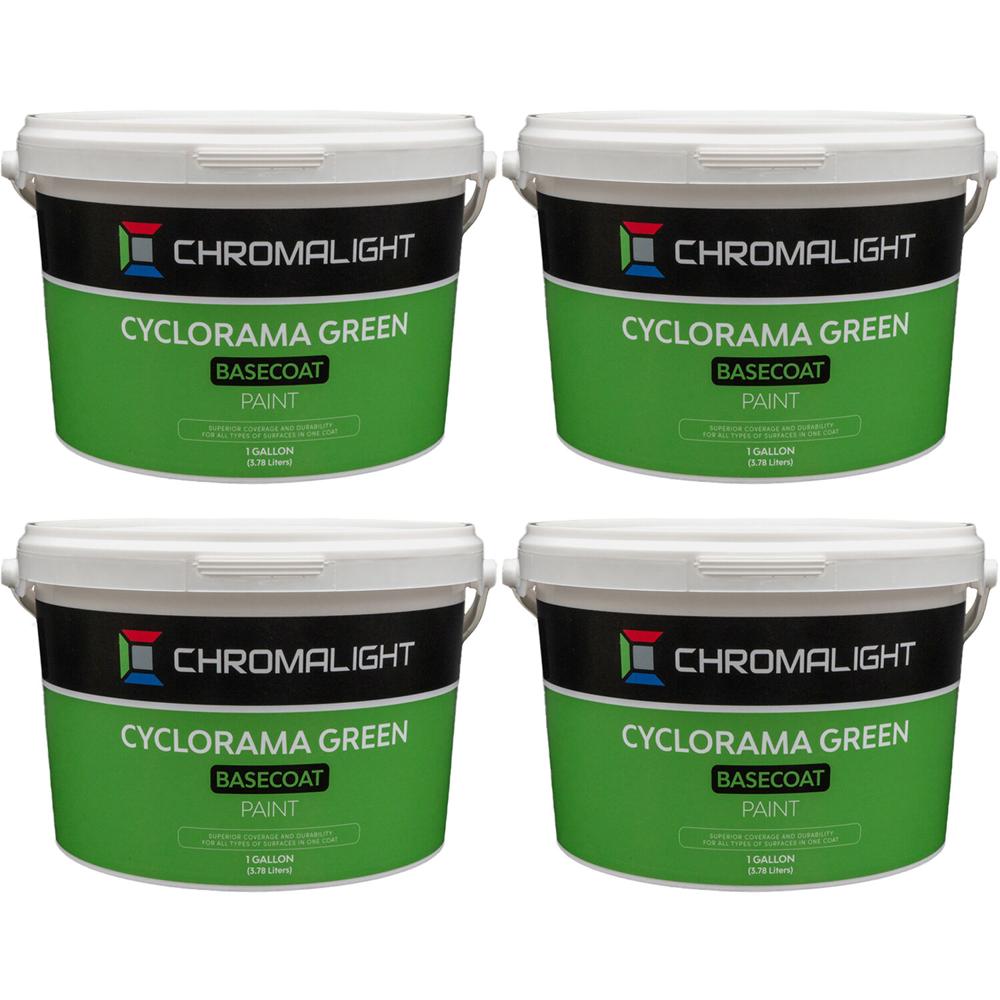 ChromaLight Cyclorama Green Basecoat Paint (1 Gallon, 4-Pack)